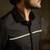 black plain woolen blend shirt