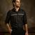 black plain woolen blend shirt