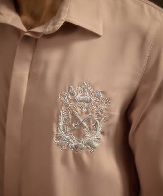 Rose plain faux cotton shirt 2