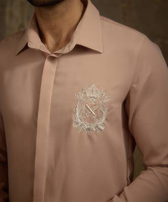 Rose plain faux cotton shirt 4
