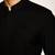 Black plain woolen blend shirt