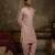 Pink embroidered georgette kurta pajama
