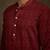 Maroon embroidered georgette kurta pajama