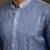 Blue embroidered georgette kurta pajama