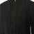 Black embroidered faux cotton drape jacket set