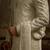 White embroidered silk sherwani