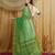 green Kutchi Embroidery Georgette Saree With Blouse