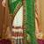 green Kutchi Embroidery Georgette Saree With Blouse