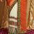 orange Kutchi Embroidery Georgette Saree With Blouse