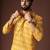 Yellow color blended linen weaved kurta for festive