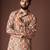 Multi color color blended linen weaved kurta for festive