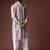 Black color blended linen weaved kurta for haldi