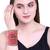 Set of 28 gold, pink velvet with metal bangle set
