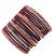 Set of 16 maroon & peach velvet bangle set