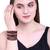 Set of 16 maroon & peach velvet bangle set