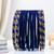 Set of 12 navy blue velvet bangle set
