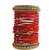 Set of 28 red and gold plated velvet bangle set