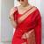 RED PURE ORGANZA WEAVING SAREE