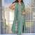 Women viscose zari chanderi fabric straight kurta, pant and dupatta set