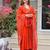 Women beautiful viscose chanderi fabric flared kurta, pant and dupatta set