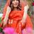 Women beautiful viscose chanderi fabric flared kurta, pant and dupatta set