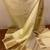 cream pure organza weaving saree