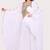 Royal White Georgette Stitched Kaftan with Gold Handwork Embroidered Crystal Detailing 