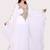 Royal White Georgette Stitched Kaftan with Gold Handwork Embroidered Crystal Detailing 