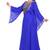 Radiant Royal Blue Partywear Stitched Kaftan and Golden Handwork Embellishment 