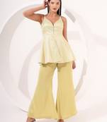 Peplum pant set