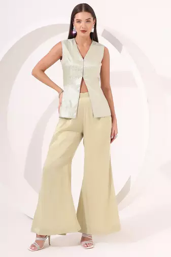 Peplum pant set