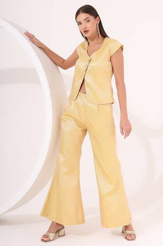 Peplum pant set