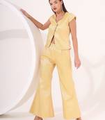 Peplum pant set