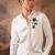White plain crepe shirt