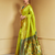 Lime green traditional paithani silk saree with rich zari weaving and contrast border – perfect for wedding wear