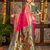 Pink traditional paithani silk saree with rich zari weaving and contrast border – perfect for wedding wear