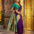 Purple traditional paithani silk saree with rich zari weaving and contrast border – perfect for wedding wear