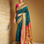 Rama traditional paithani silk saree with rich zari weaving and contrast border – perfect for wedding wear