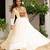 Off white kora cotton multi thread embroidered & gota patti work traditional gown
