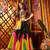 BLACK DIGITAL PRINT THREAD MIRROR EMBROIDERED  NAVRATRI SPECIAL STITCHED lehenga choli