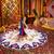 WHITE DIGITAL PRINT THREAD MIRROR EMBROIDERED  NAVRATRI SPECIAL STITCHED lehenga choli