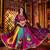 MULTICOLOR DIGITAL PRINT THREAD MIRROR EMBROIDERED  NAVRATRI SPECIAL STITCHED lehenga choli