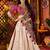 BEIGE THREAD MIRROR EMBROIDERED VISCOSE NAVRATRI special STITCHED LEHENGA CHOLI