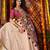 BEIGE THREAD MIRROR EMBROIDERED VISCOSE NAVRATRI special STITCHED LEHENGA CHOLI