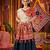 TEAL THREAD MIRROR EMBROIDERED VISCOSE NAVRATRI special STITCHED LEHENGA CHOLI