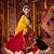 MULTICOLOR THREAD MIRROR EMBROIDERED VISCOSE NAVRATRI special STITCHED LEHENGA CHOLI