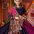 NAVY BLUE WINE THREAD MIRROR EMBROIDERED VISCOSE NAVRATRI special STITCHED LEHENGA CHOLI