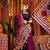 Maroon and Navy Blue Navratri Lehenga Choli with Kutch Mirror Work Garba Dress for Women