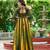 GREEN YELLOW KUTCHI GAMTHI WORK CHINNON NAVRATRI STITCHED LEHENGA CHOLI