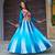 SKY BLUE KUTCHI GAMTHI WORK CHINNON NAVRATRI STITCHED LEHENGA CHOLI